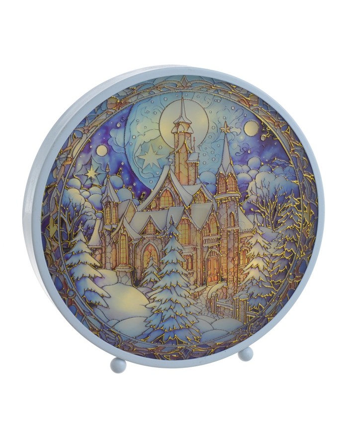 Świąteczne miasto LED ..22cm⌀......MULTICOLOR