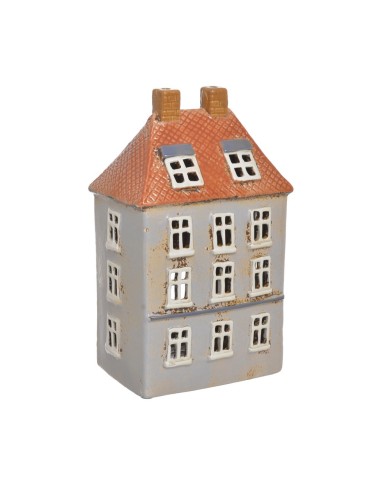 Domek ceramiczny...21cmH....CREAM-BROWN