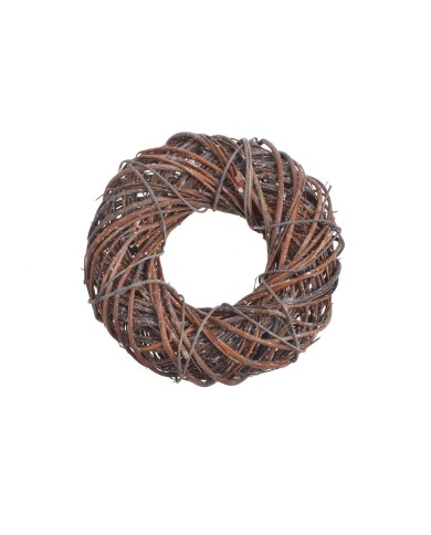 Wianek wiklinowy 25cm..25cmØx8cmH..24-24 pcs......WHITE WASH