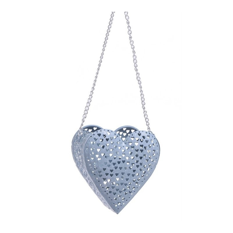 Świecące serce tea light 11cm WH