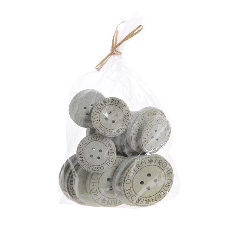 Guziki drewniane w pacz - 4,5-6,5 cm