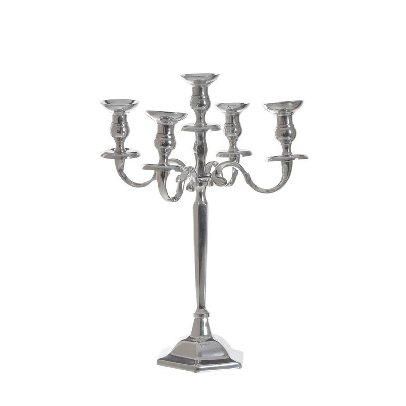 Świecznik z aluminium 42 cm