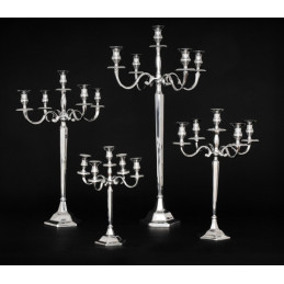 Świecznik z aluminium 42 cm