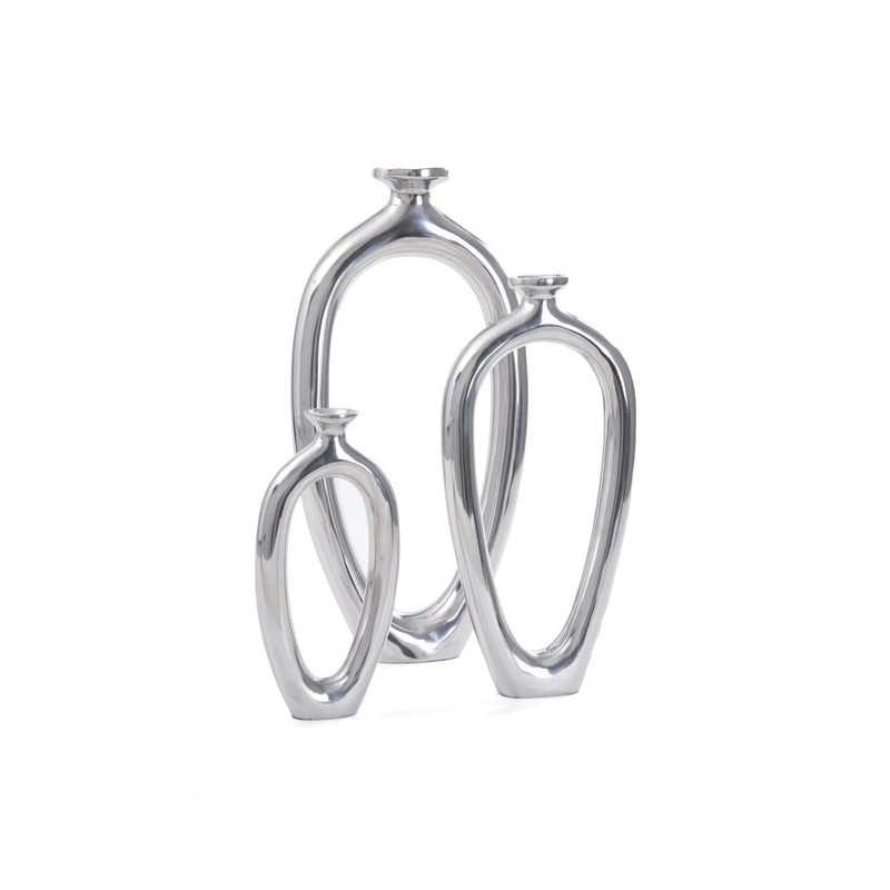 Wazon otwarty z aluminium  - 36 cm