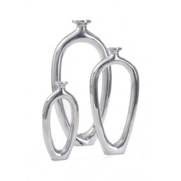 Wazon otwarty z aluminium  - 36 cm