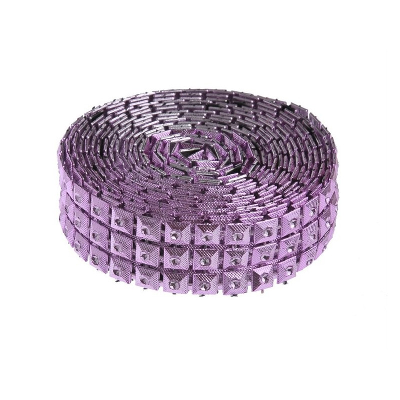 Diamentowy pas 2,5 cm/3m MIX KOL.