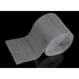 Diamentowy pas 12 cm x 9 m SILVER