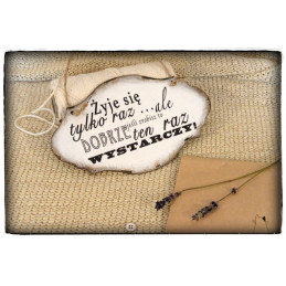 Szyld Cytat Motto Tabliczka z napisem