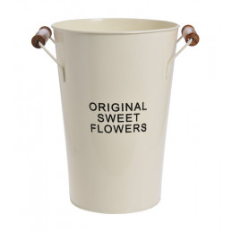 Wazon z uchwytami 29 cm CREAM