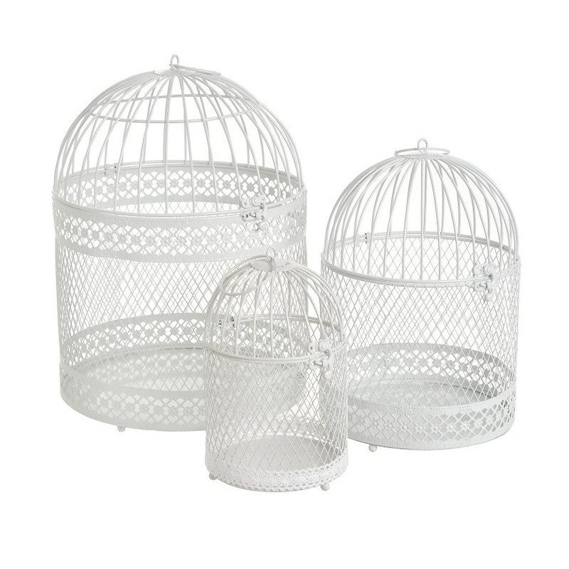 Klatka koronka z siatką  3szt-kpl