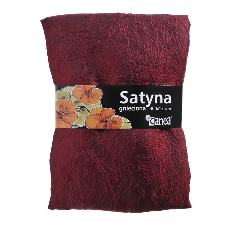 Satyna gnieciona 3 m x 1,5 m RÓŻOWY