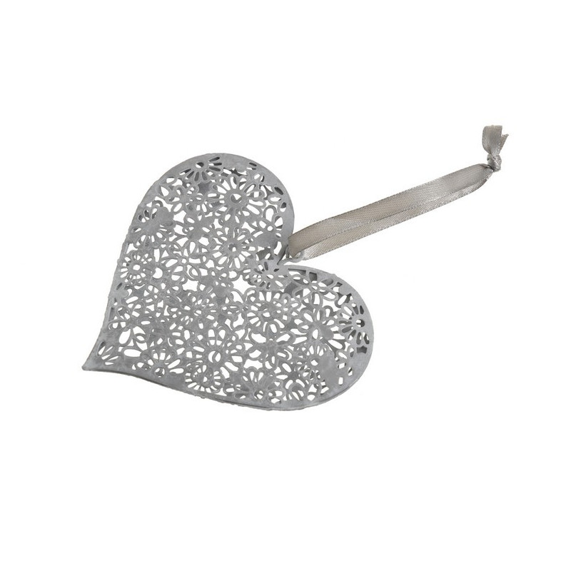 Metalowe serce 10 cm