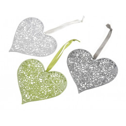 Metalowe serce 10 cm