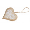 Serce drewniane 10 cm