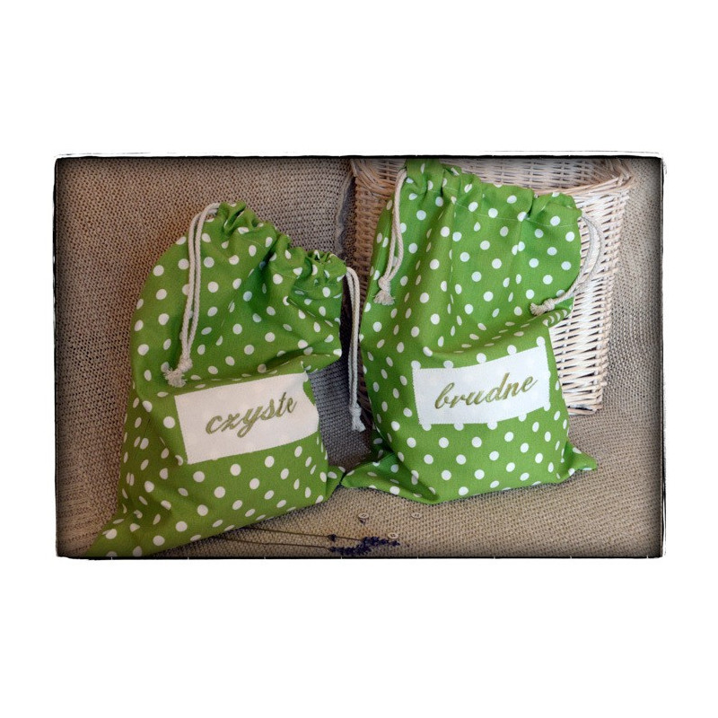 ~Od Ani~ Komplet worków brudne/czyste ~Kropki~