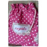 ~Od Ani~ Komplet worków brudne/czyste KROPKI Róż