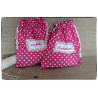 ~Od Ani~ Komplet worków brudne/czyste KROPKI Róż