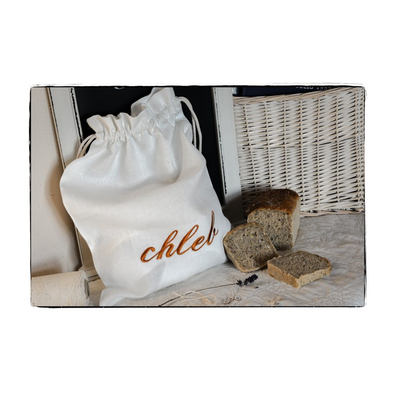 Worek na chleb/pieczywo, chlebak 100% LEN