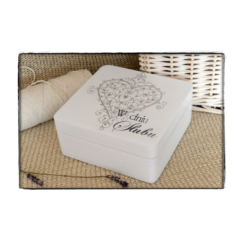 ~Od Ani~ Pudełko Z okazji Ślubu Młodej Parze