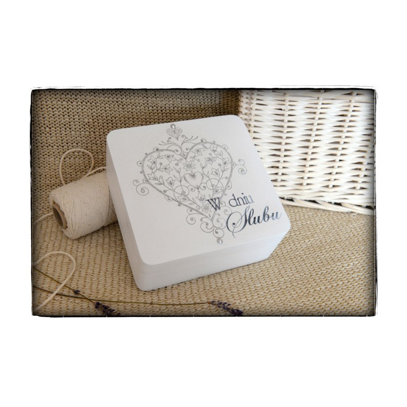 ~Od Ani~ Pudełko Z okazji Ślubu Młodej Parze