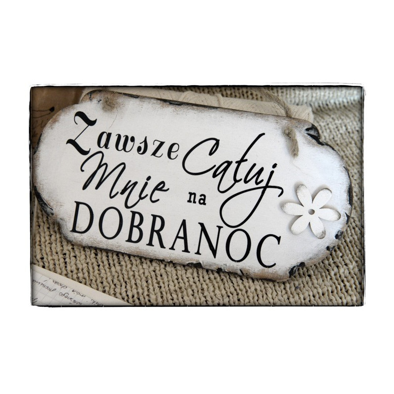 Szyld Cytat Motto Tabliczka z napisem