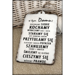 Szyld Cytat Motto Tabliczka Sentencja DOM