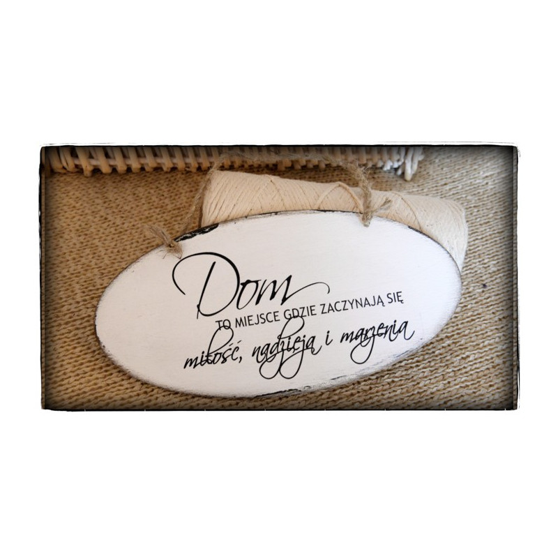 Szyld Cytat Motto Tabliczka z napisem