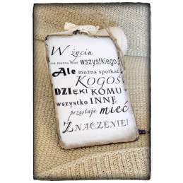 Szyld Cytat Motto Tabliczka z napisem