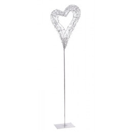 Serce na stojaku 115 cm  - element dekoracyjny