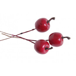 Jabłuszka mini na druciku box 2,5/12cm pacz/24pcs