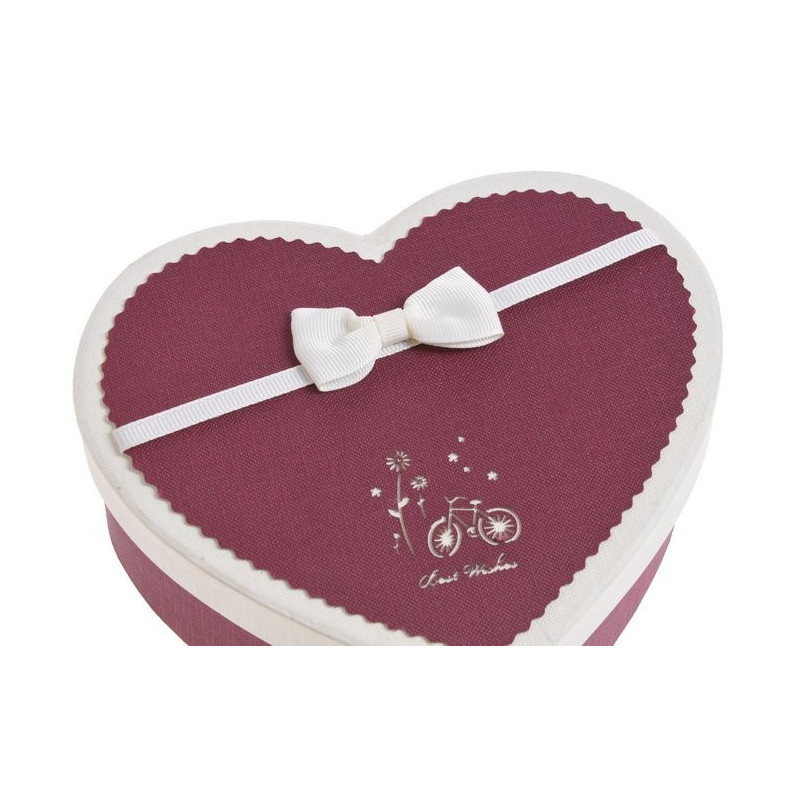 Pudełko serce 3szt/kpl