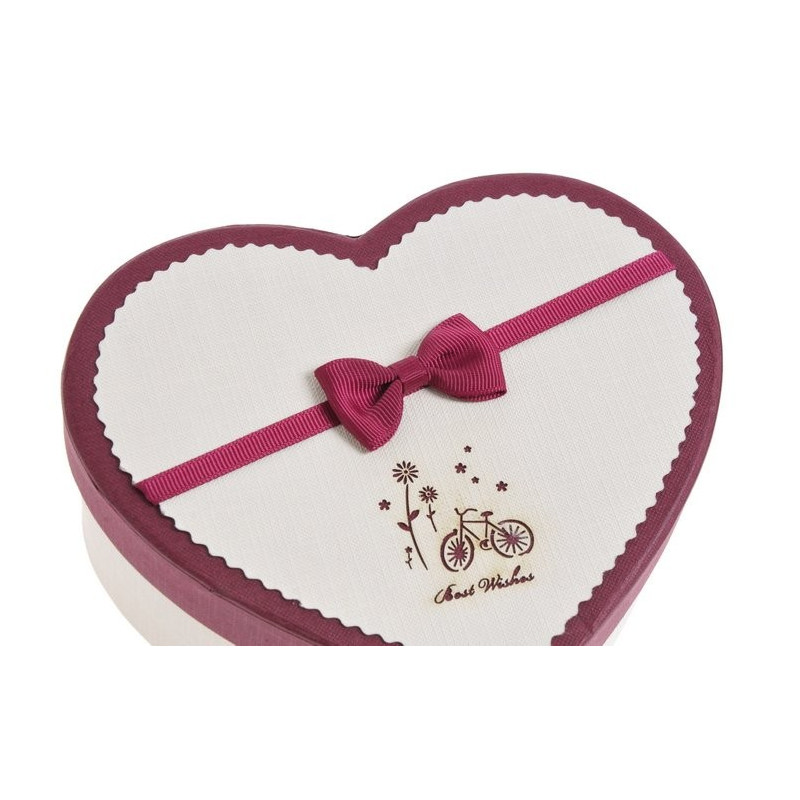 Pudełko serce 3szt/kpl