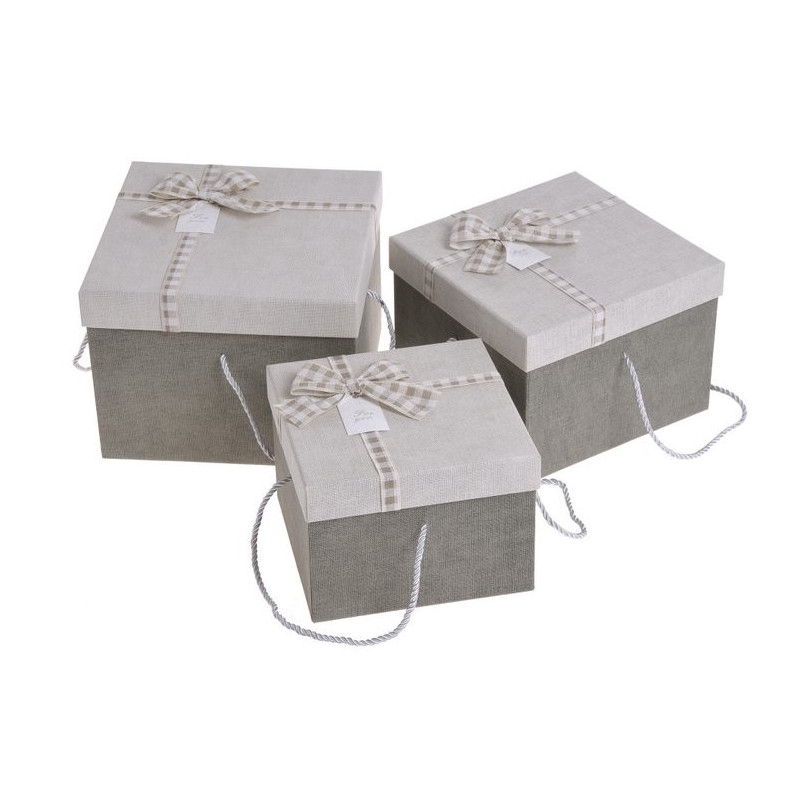 Pudełko kwadratowe 4szt/kpl