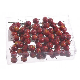 Jabłuszka mini na druciku paczka/18peczków 2-9 cm