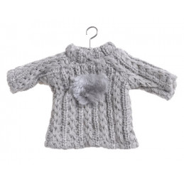 Sweterek zawieszka 18x10 cm  -  GREY