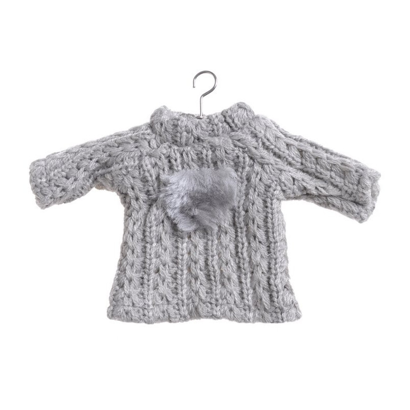 Sweterek zawieszka 18x10 cm  -  GREY