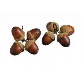Żołędzie 4 cm w peczku 12 szt/paczka