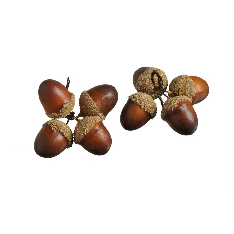 Żołędzie 4 cm w peczku 12 szt/paczka