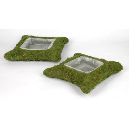Osłonka z mchu ''Jasiek'' 28x28x7 cm