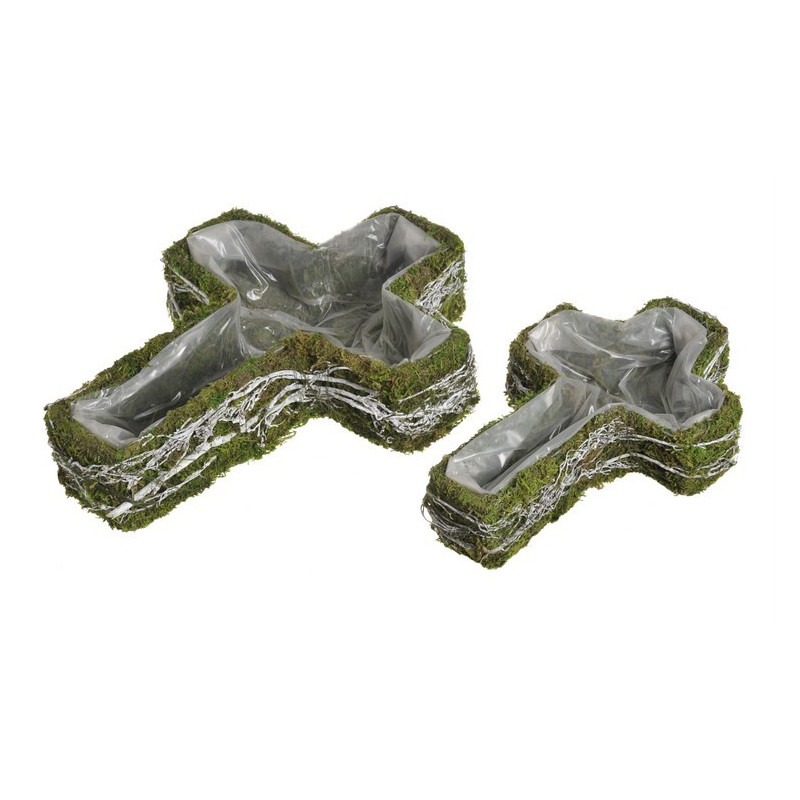 Krzyże osłonka 42x32, H8cm 31x21,H6cm kpl/2szt