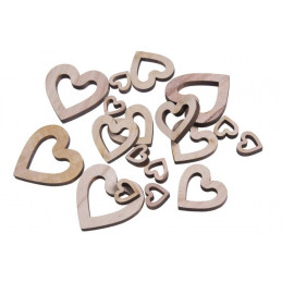 Serca naturalne mix 18szt