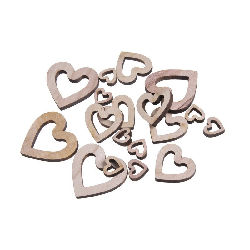 Serca naturalne mix 18szt