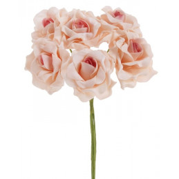 Bukiet róż piankowych x 6 25 cm MIX KOLORÓW