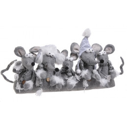 Mysia rodzina 55x30 cm - art. dekoracyjny