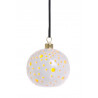 Kula ceramiczna - lampka led 9 cm