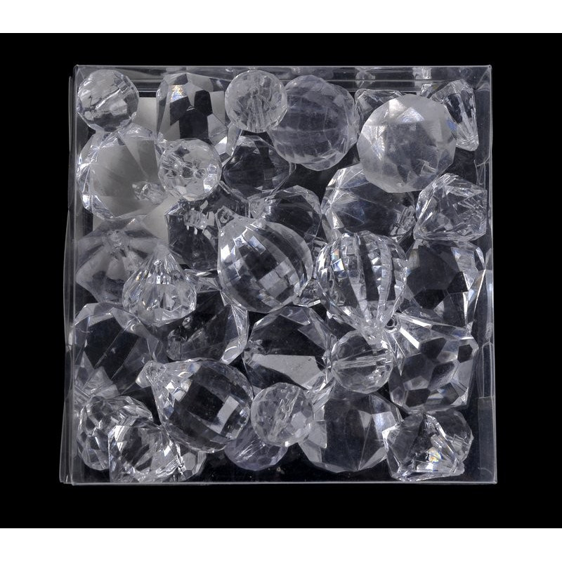 Przezroczyste diamenty 300g 2-4 cm