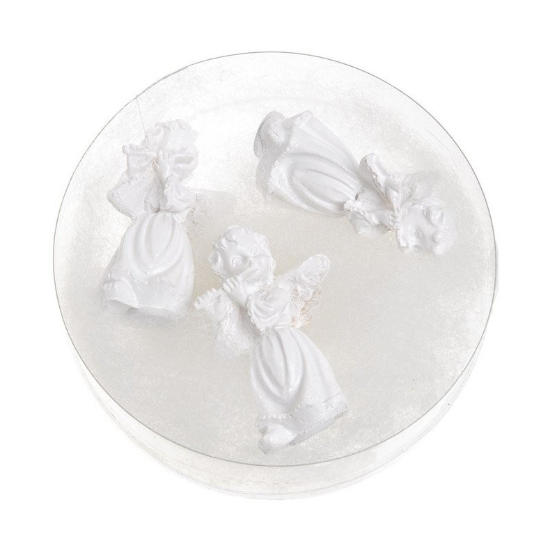 Aniołki grające na fletach 4,5cm, 3szt/paczka