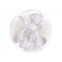 Cherubinek zawieszka 3szt-kpl, 5,5 cm