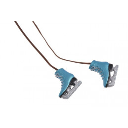 Łyżwy zawieszka kpl 35-4cm blue