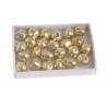 Zestaw mini dzwoneczkow 1,4 cm gold